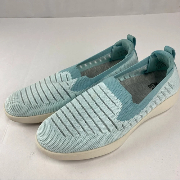 Abeo Womens 6.5 Verda Teal/Aqua Slip On Comfort Shoe - Picture 3 of 5